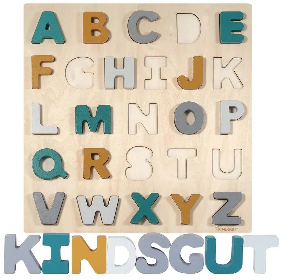 Fa formabeillesztős puzzle (részek száma 25) Caspar – Kindsgut