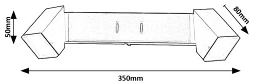 Rabalux 71271 - LED Fali lámpa KESSY 2xLED/4W/230V 3000K