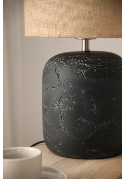 Markslöjd 108684 - Asztali lámpa MONTAGNA 1xE14/40W/230V 45 cm bézs/fekete