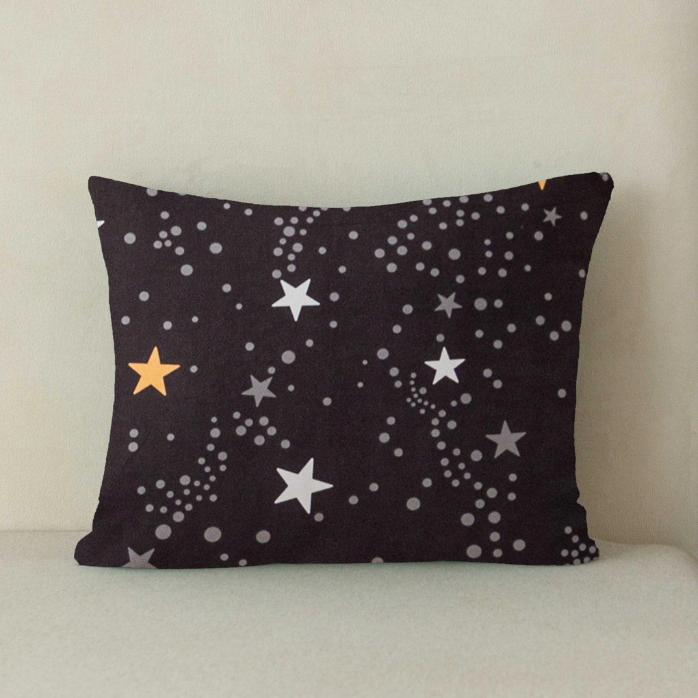 Flanel párnahuzat STELLAR 40x50 cm, sötétszürke