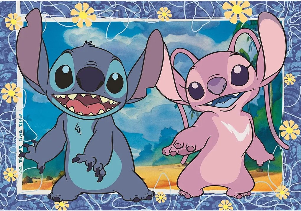 Disney Lilo és Stitch, A csillagkutya Angel 104 db-os puzzle Clementoni