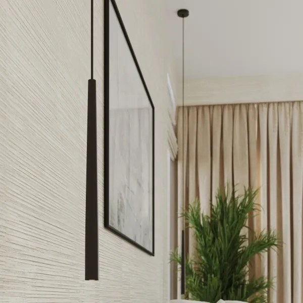 Sollux SL.1462 - Csillár zsinóron BLISS 1xG9/8W/230V fekete