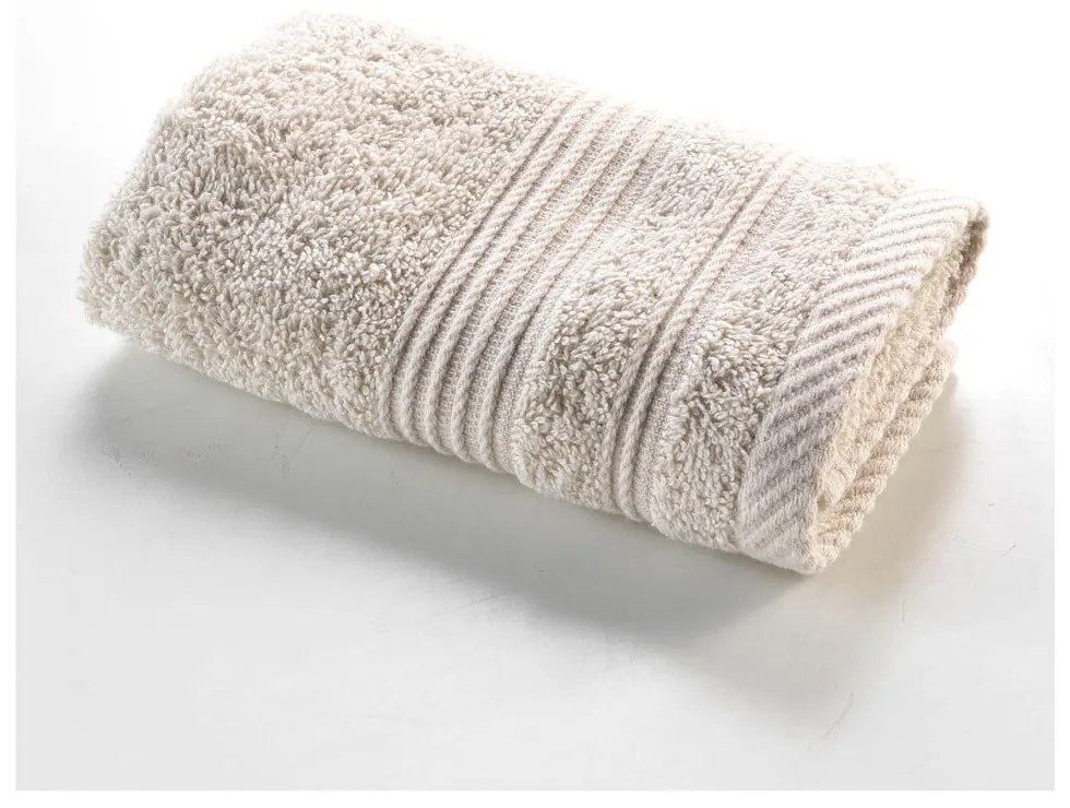 Bézs frottír pamut törölköző 30x50 cm Tendresse – douceur d'intérieur