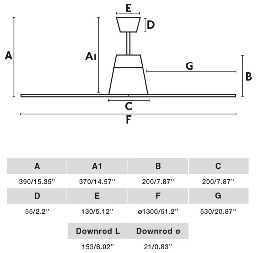 FARO 34106 - Mennyezeti ventilátor TYPHOON M barna á. 130 cm IP44 + távirányítás
