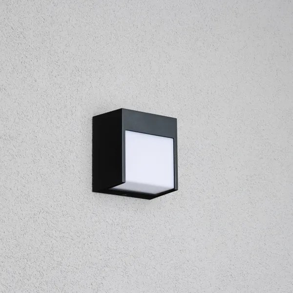 Brilagi - LED Kültéri fali lámpa TERNI LED/12W/230V fekete IP44
