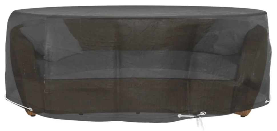 kerek sziget társalgóhuzat 10 fűzőlyukkal Ø236x67 cm