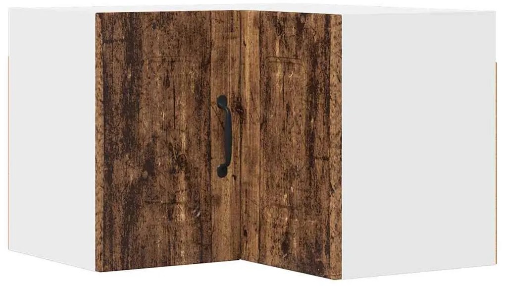Fali konyhaszekrény polcokkal Öreg fa 57 x 57 x 40 cm Faanyag