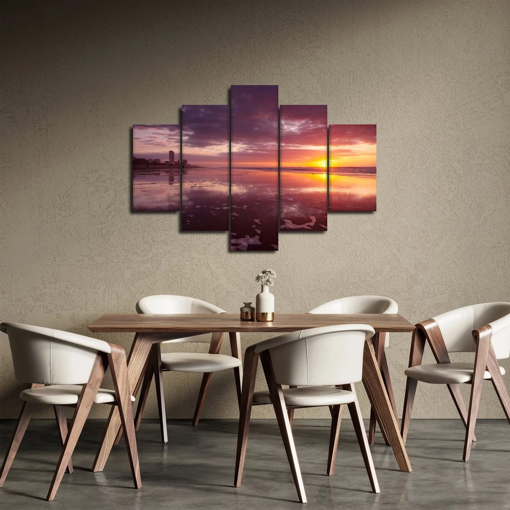 Kép - Strand naplementében (150x105 cm)