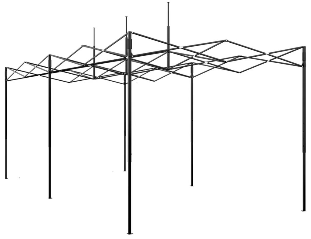 Összecsukható Üvegház – Zöld, 580 x 290 x 315 cm, Acél