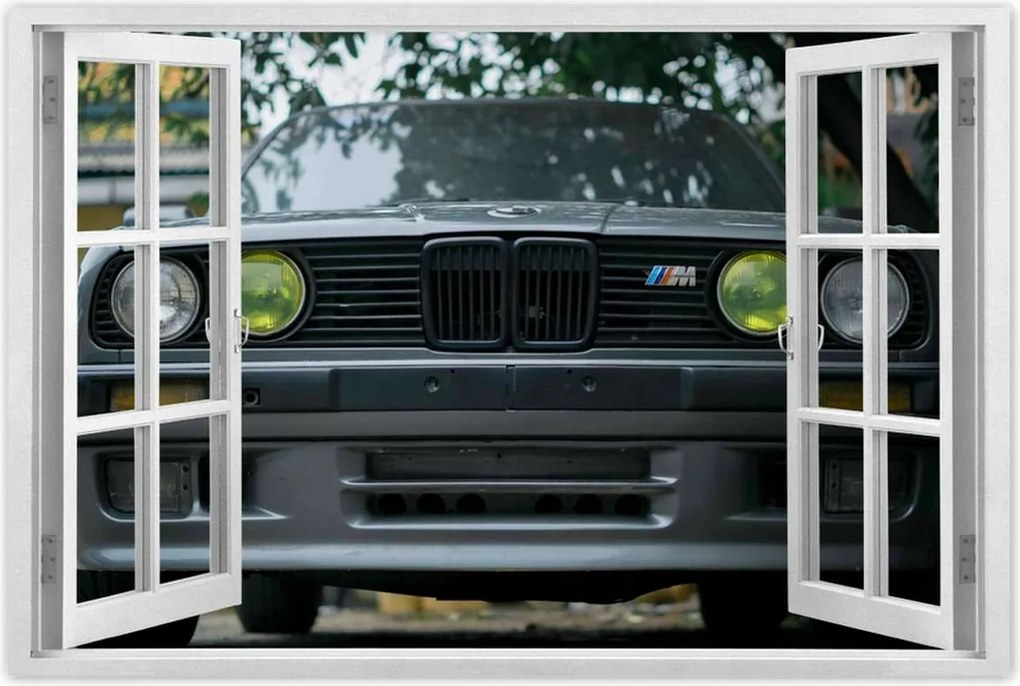 Poszter 60x40 Szürke Bmw autó