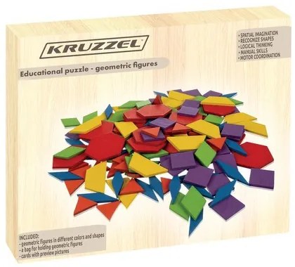 Oktatási puzzle - geometriai formák
