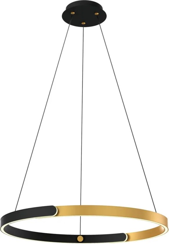 Zuma Line LINOS MD4417-1M-3BGD Függőlámpa 1x30W/LED 3000K 3500lm IP20