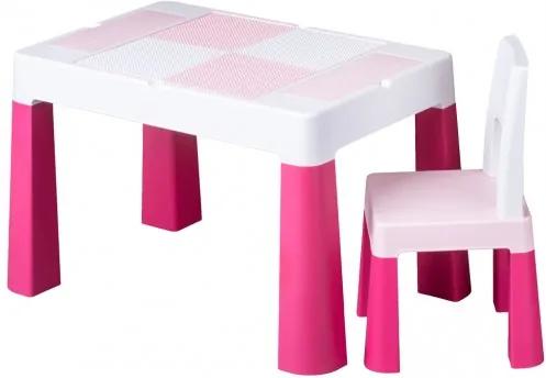 Tega Multifun gyerekasztal székkel - rózsaszín