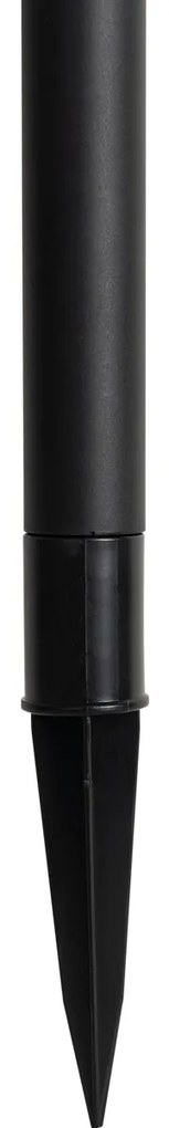 Kültéri lámpa fehér 30 cm, LED-del, IP44, napenergia, RGBW - Ludger