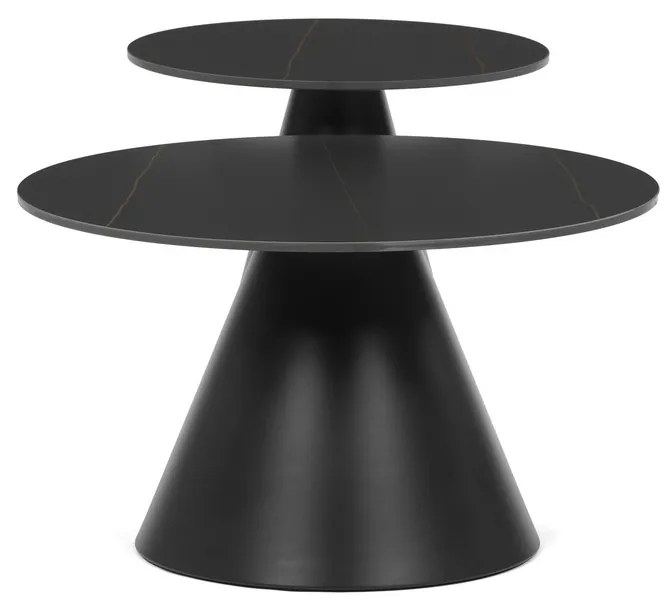 F4118 BK konferenciaasztal-készlet, márvány, 2 db