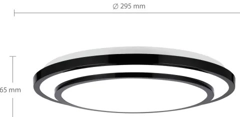 Brilagi - LED mennyezeti lámpatest LUCIANO LED/24W/230V