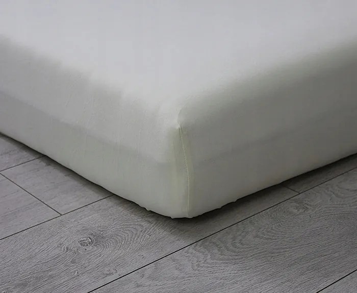 Jersey gumis lepedő exkluzív vastag Krémszínű ekrü 140x200 ekri