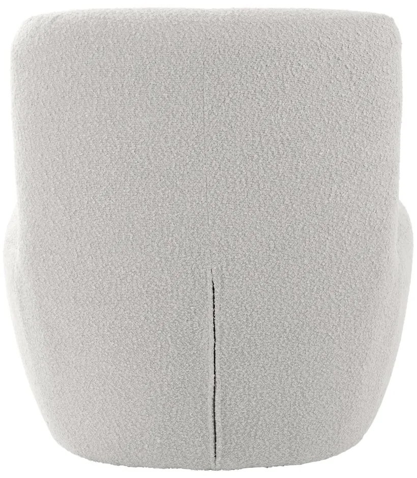 Fehér buklé fotel Ada – Leitmotiv