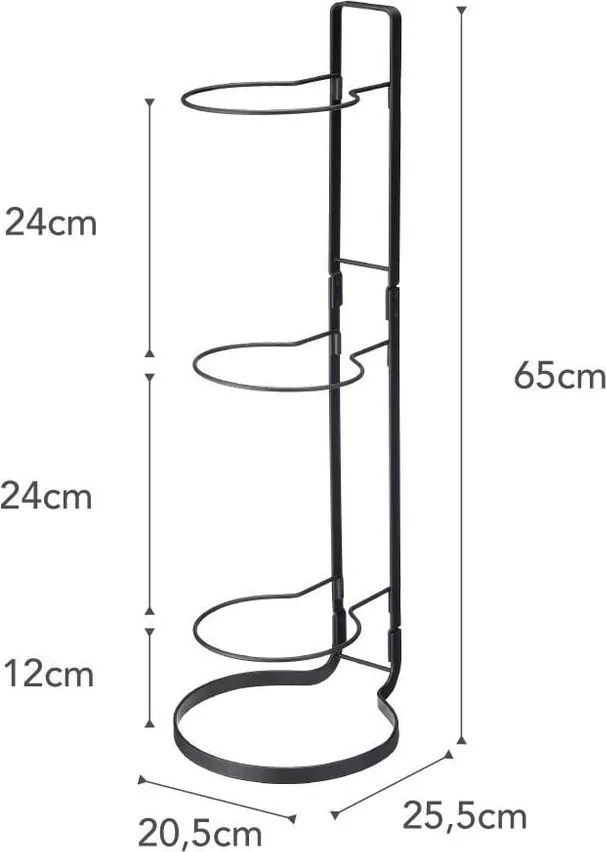 Frame fekete labdatartó állvány - YAMAZAKI