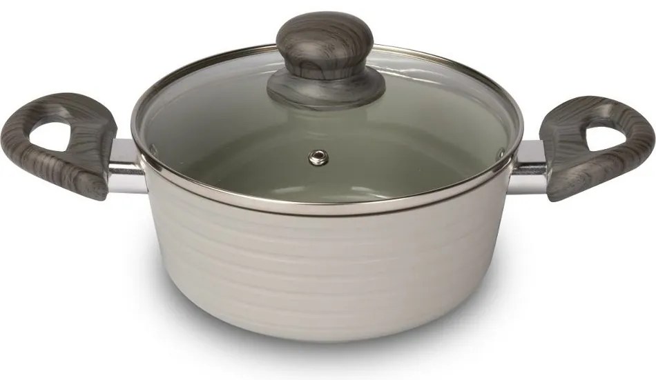 Lamart LT1267 fedeles serpenyő Stripe, átmérő 20cm