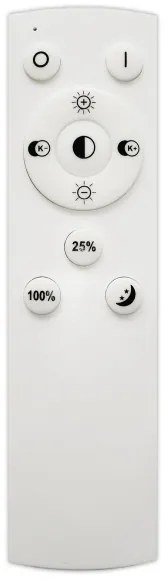 Top Light - LED Dimmelhető csillár zsinóron LED/30W/230V fekete + távirányító