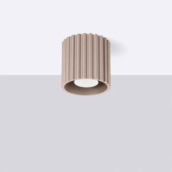 Sollux SL.1814 - AURA spotlámpa 1xGU10/10W/230V, 10 cm, taupe