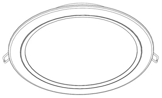 Philips 80088/17/16 - LED Beépíthető lámpa RASTABAN 1xLED/20W/230V