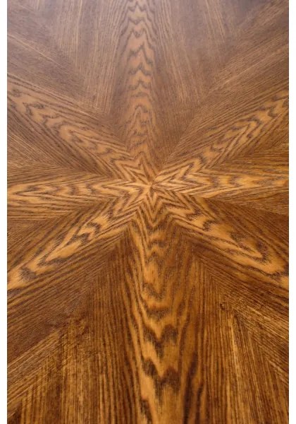 Étkezőasztal CARMELO 75 x 100 cm fekete/barna