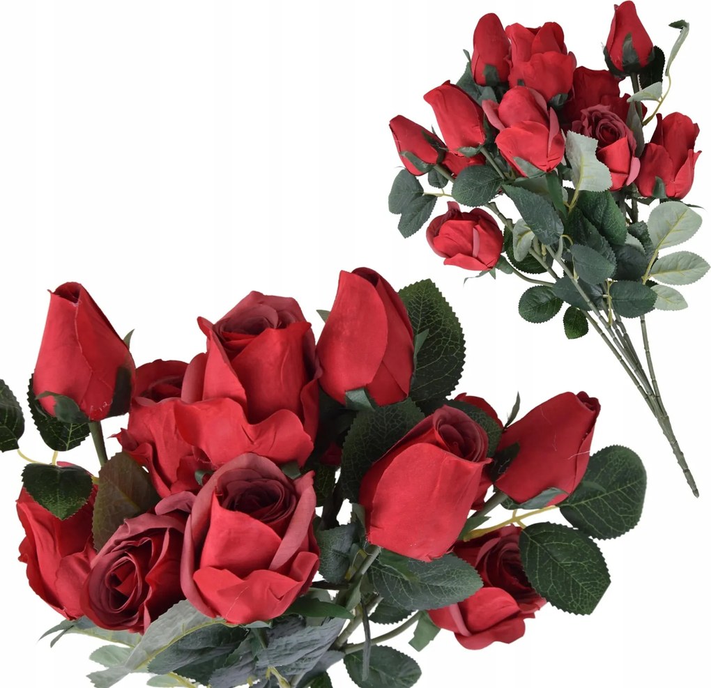 Művirág Csokor Rózsa Dekoratív Virág Dekoráció