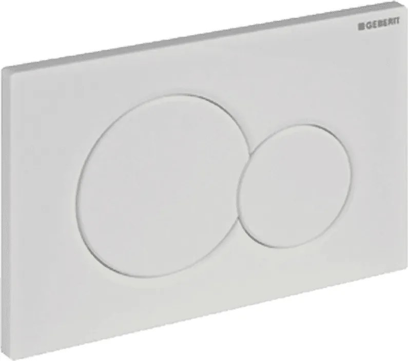 GEBERIT Sigma01 nyomólap, 2 vízmennyiséges, alpinfehér
