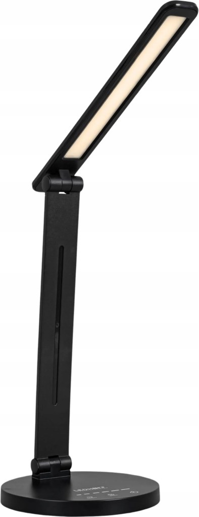 Led asztali lámpa Időzítő Állítható Fekete 5W 3 Szín Érintőképernyős Tápegység