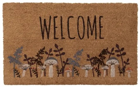 Lábtörlő 75x45cm, kókusz-PVC, Little fall jewels