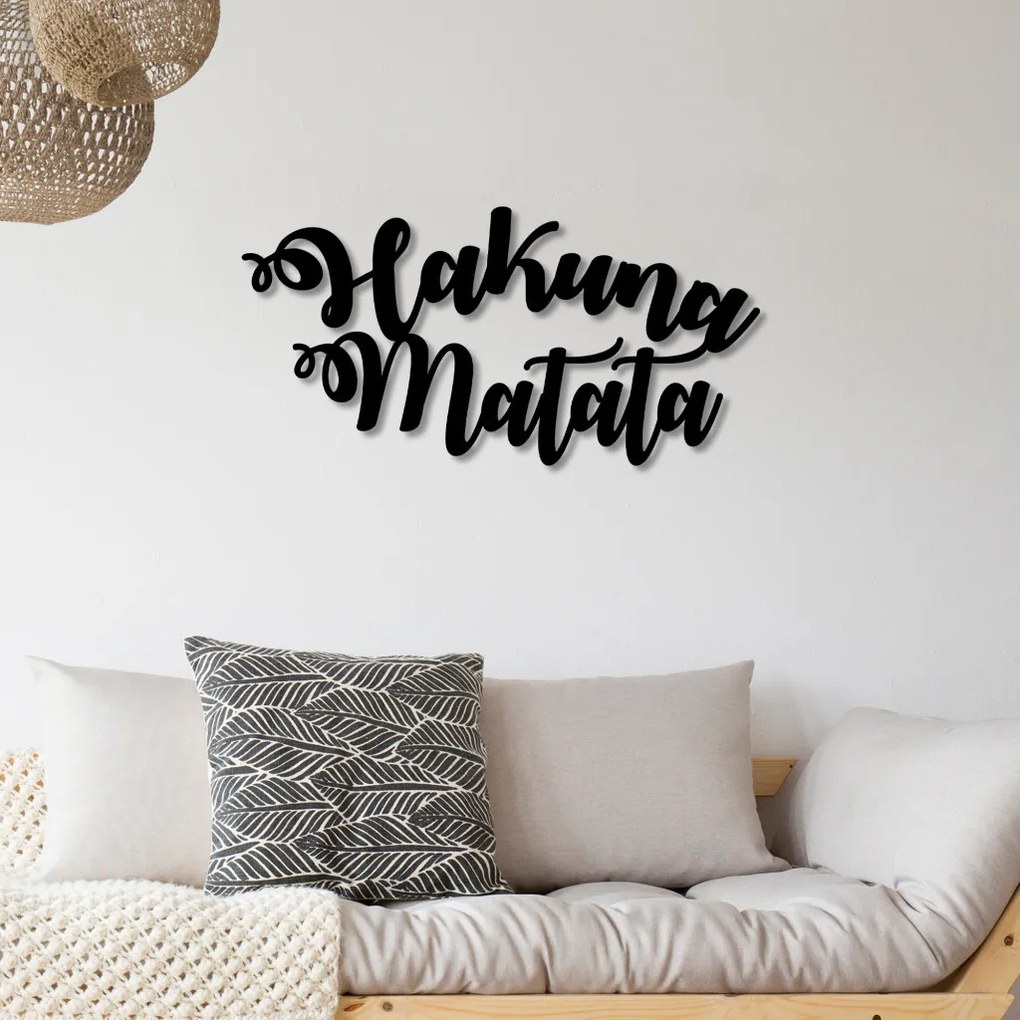 Hakuna Matata fém faldekoráció