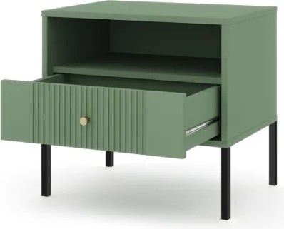 ISEO STOLIK NOCNY IS06 SMOKE GR/N.CZARNE/U.ZŁOTE