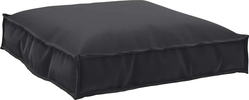 vidaXL Párna Fekete 70 x 70 x 12 cm Oxford Szövet