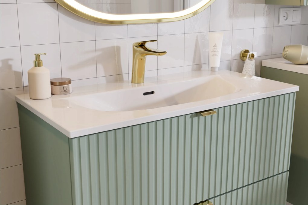 Bútorszett 80cm Sky bútormosdóval és magas szekrénysel