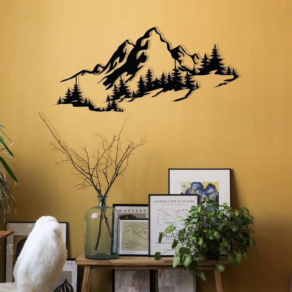 Fém fali dekoráció, Mountain 3