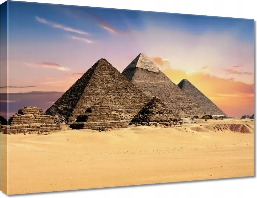 Vászonkép 70x50 Egyiptomi piramisok