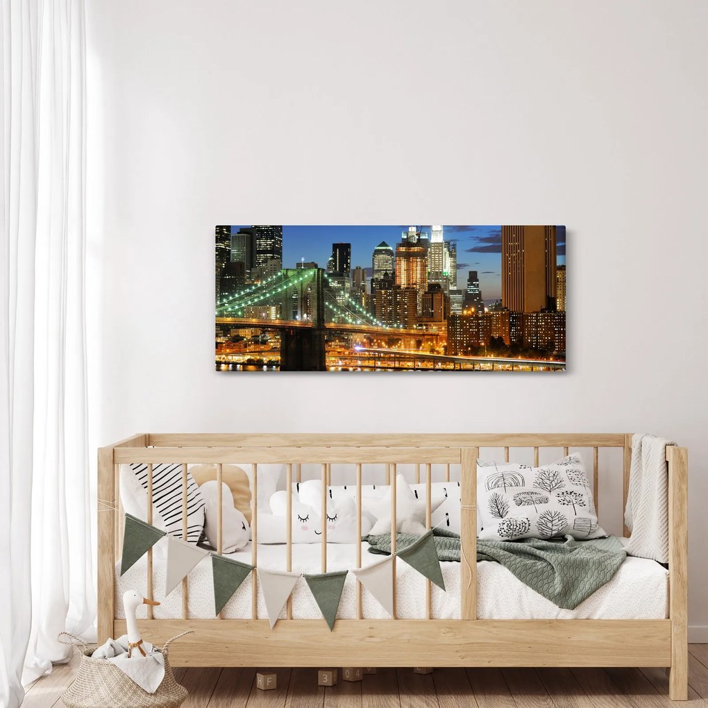 Kép - Híd New Yorkkal (120x50 cm)