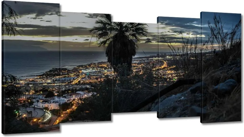 Festmények 150x80 Tájkép pálmafákkal