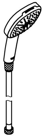 GROHE 26973001 - Kézi zuhany VITALIO COMFORT 110 110 mm fényes króm