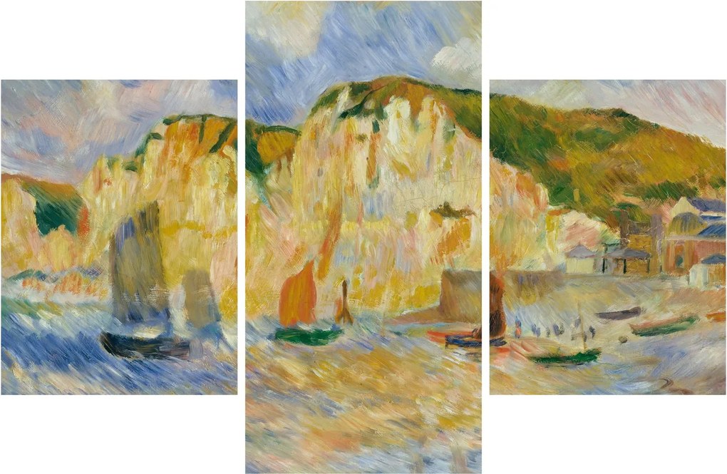 Kép - Auguste Renoir, Sea and Cliffs, reprodukciók (90x60 cm)