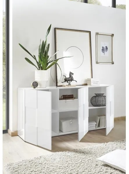 SERIAN fehér komód