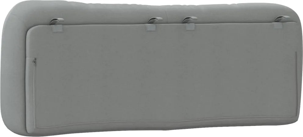 világosszürke szövet fejtámla párna Hvar 120 cm