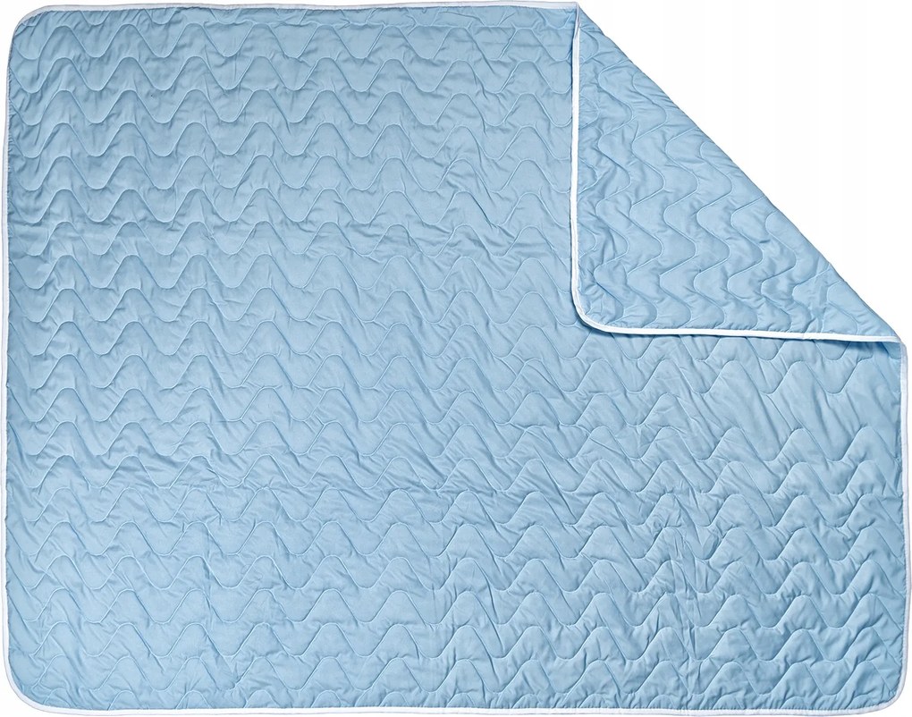 Paplan 180x200 Nyári Kék Vékony Könnyű Steppelt Lamírozott Lengyel