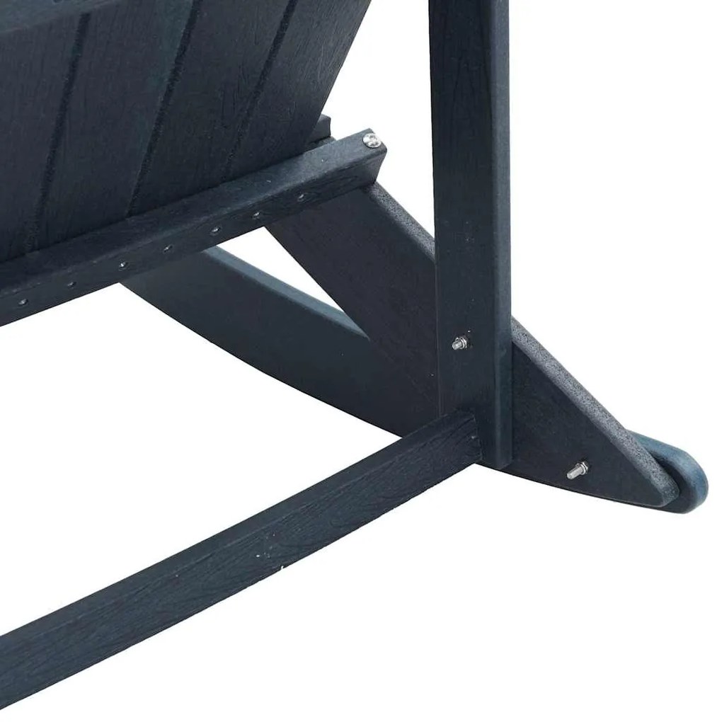 Kerti lounge szett 3 pcs Tengerészkék HDPE