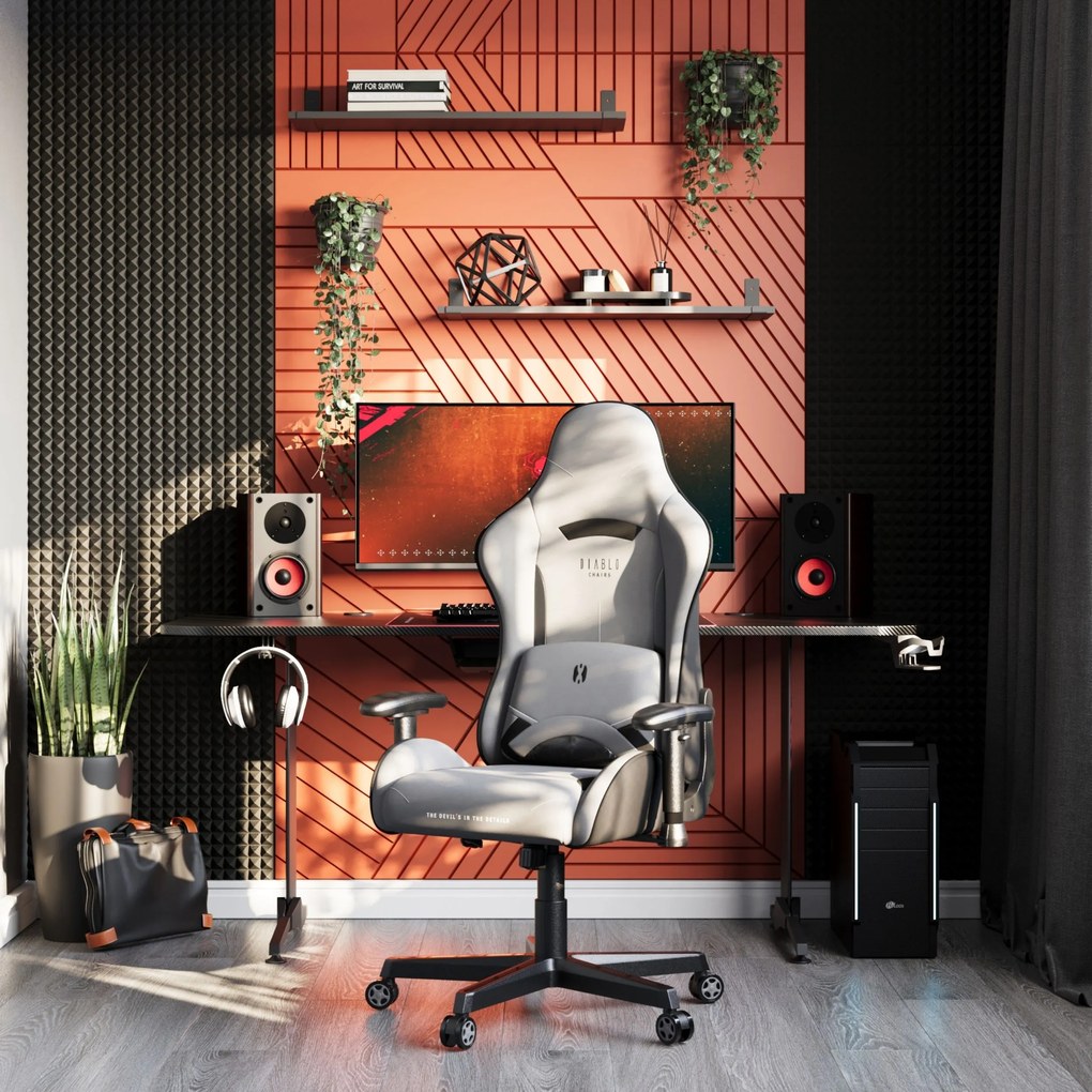 Diablo X-Starter szürke szövet gamer szék