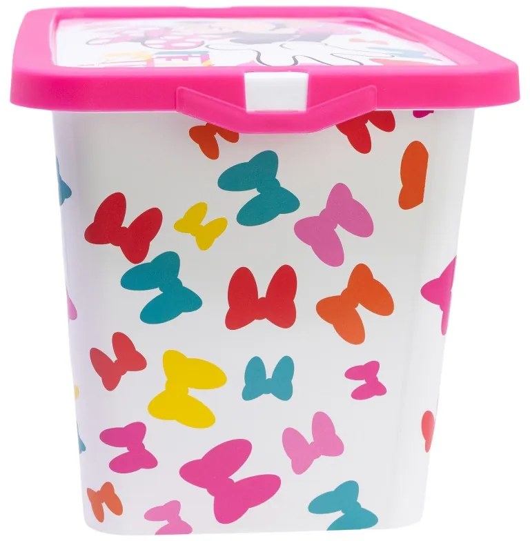 Disney Minnie Edgy Bows műanyag tároló doboz 7 L