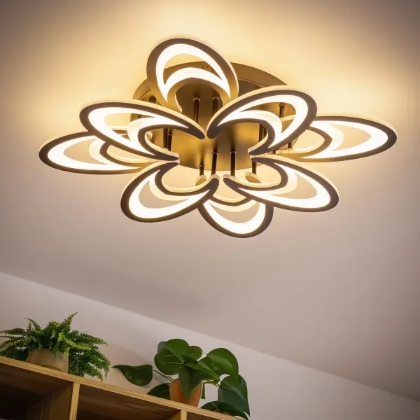 Brilagi - LED Dimmelhető felületre szerelhető csillár TWIST LED/125W/230V 3000-6500K + távirányító