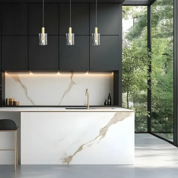 Csillár zsinóron ARCADIA 1xE27/60W/230V átm. 13 cm arany/füstös